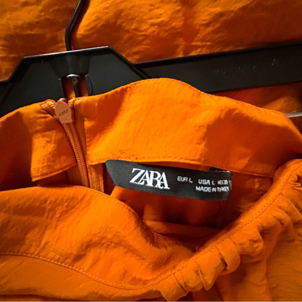Zara Vibrant Orange Skirt
